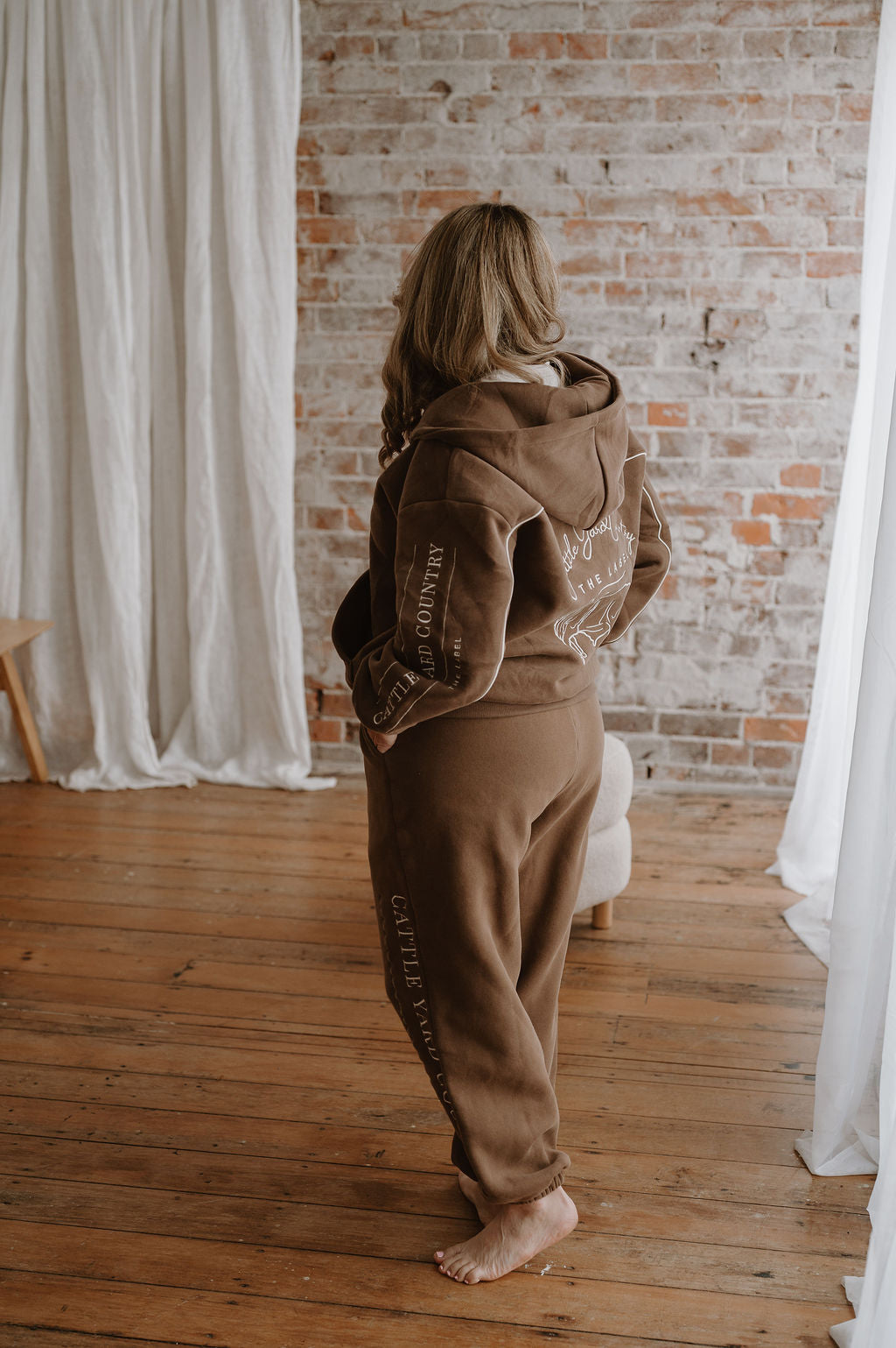Chocolate track pants