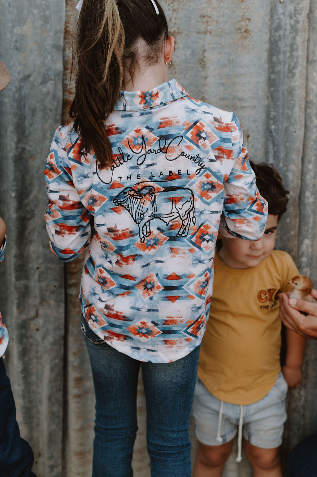 Aztec button up