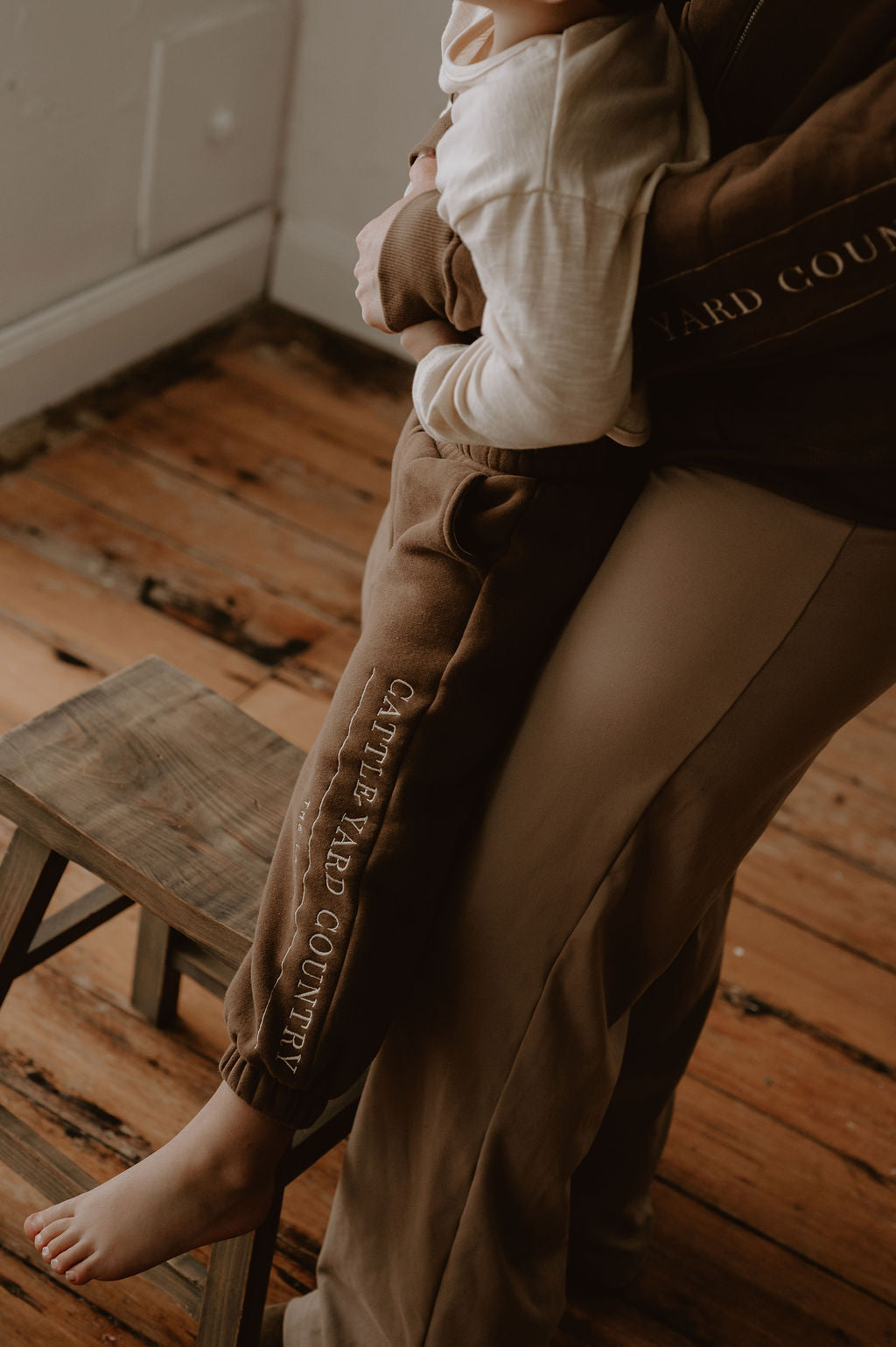 Chocolate track pants