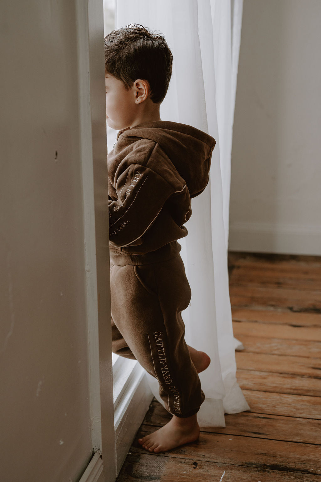 Chocolate track pants