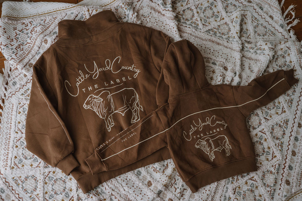 Chocolate V-Neck Jumper