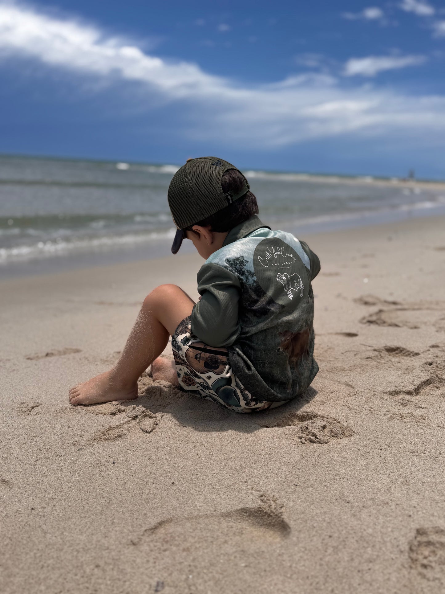 Bambi cow fishing shirt