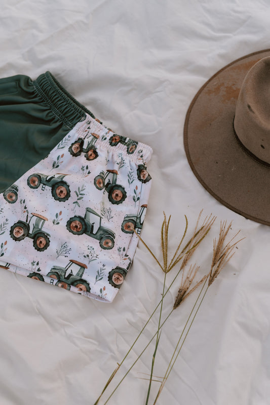 Little green tractors