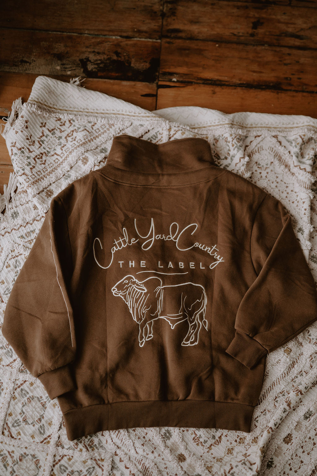 Chocolate V-Neck Jumper