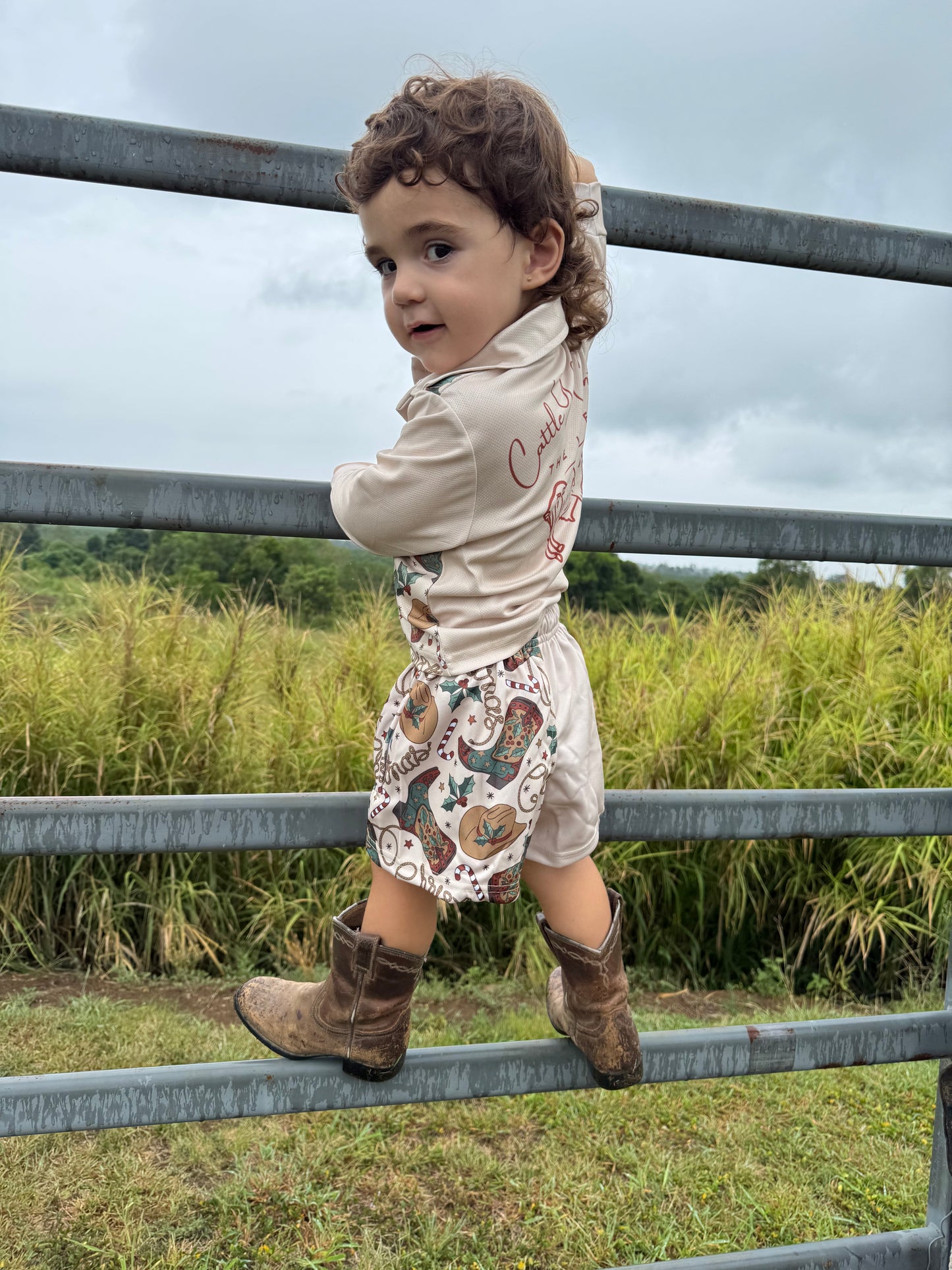 Christmas fishing shirt