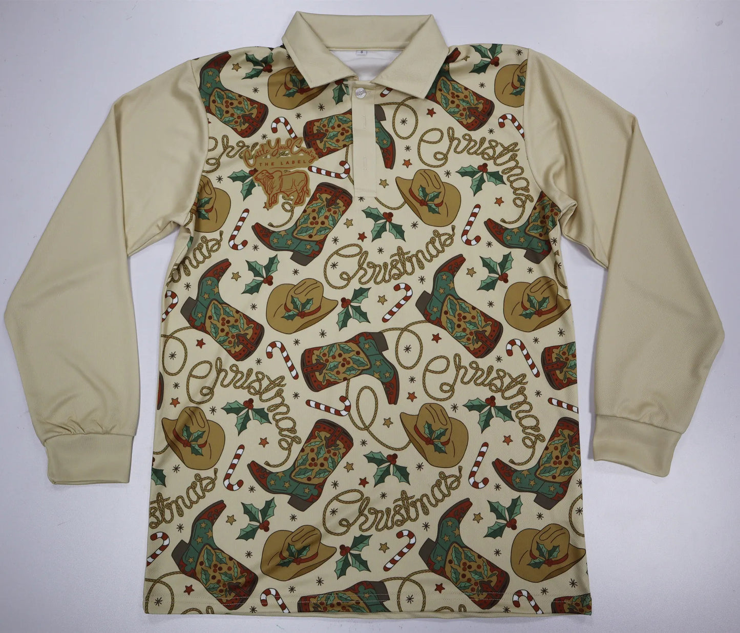 Christmas fishing shirt